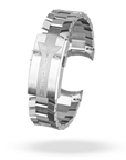 Bracelet de montre Dédale en acier inoxydable brossé et poli, caractère et singularité