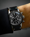 WP-01 NOVEMBER pilot's automatic chronograph on a leather strap for men | DEDALE Watches