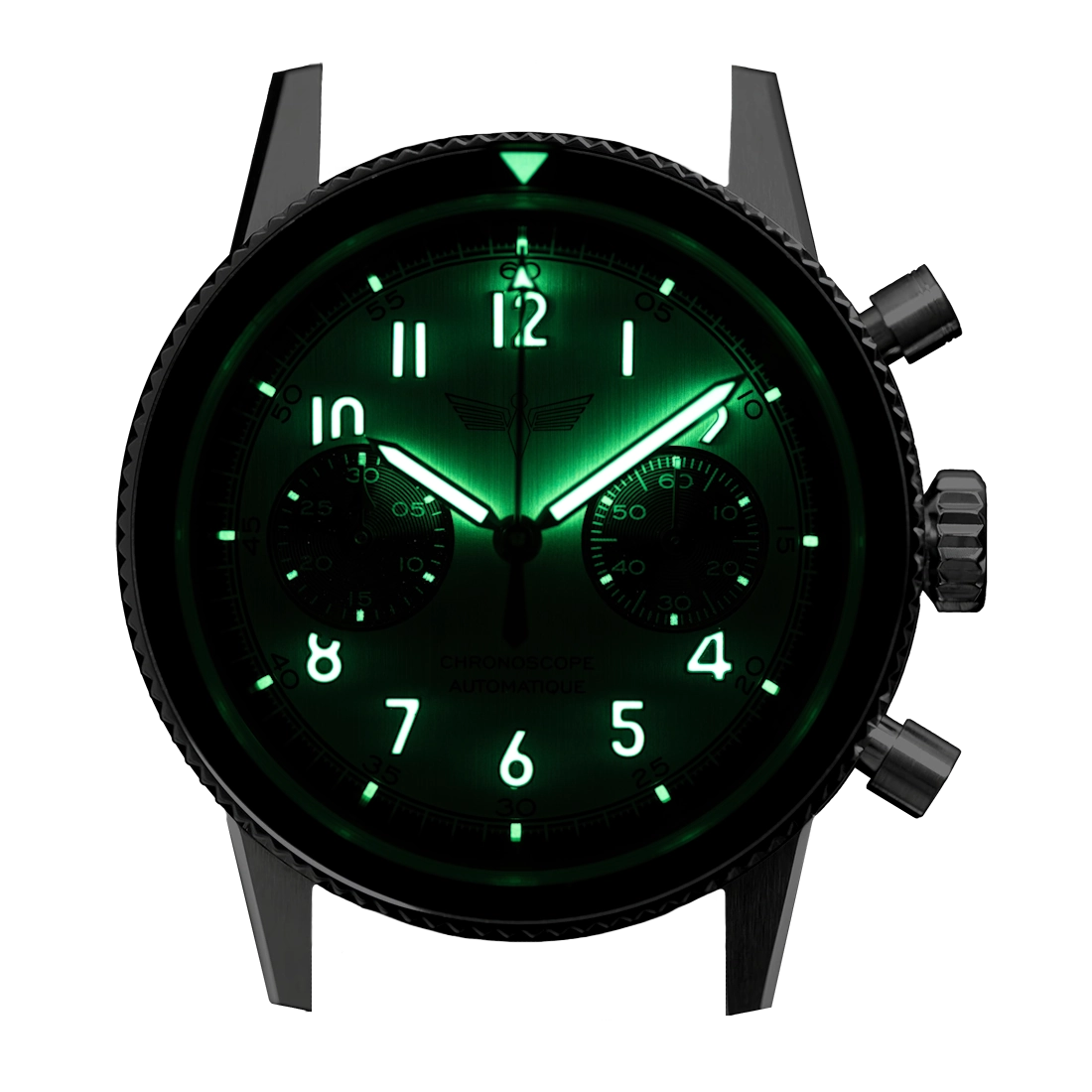 Swiss Super-LumiNova C3 Grade X2 sur dédale Waypoint WP-01 Papa