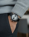 Montre pour homme Française Chronographe gris élégant Dédale