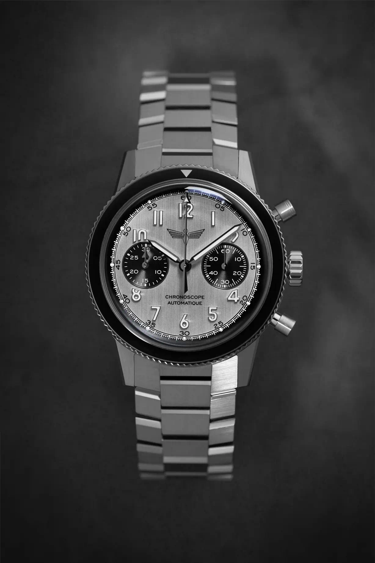 Montre française chronographe automatique aviation