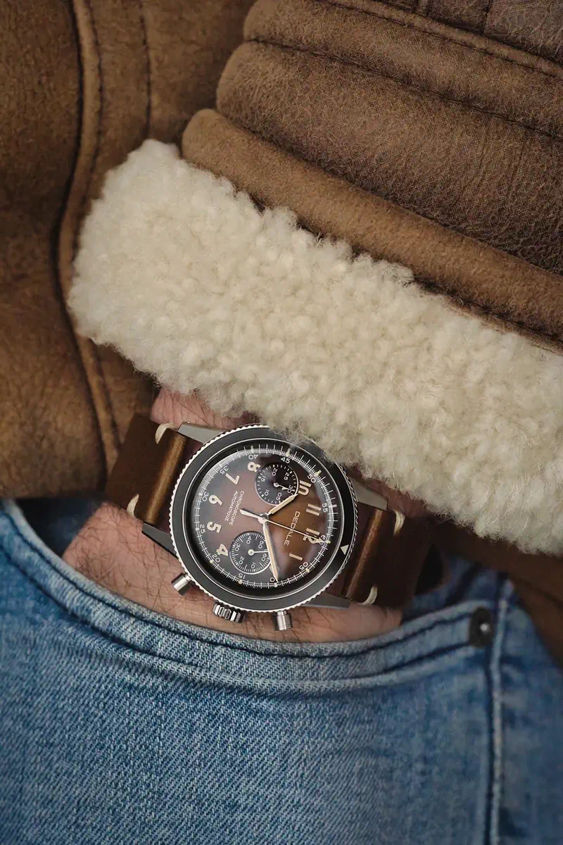 Chronoscope Alfa Zulu vintage pilote