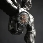 Chronoscope français chronographe mécanique à remontage automatique vintage