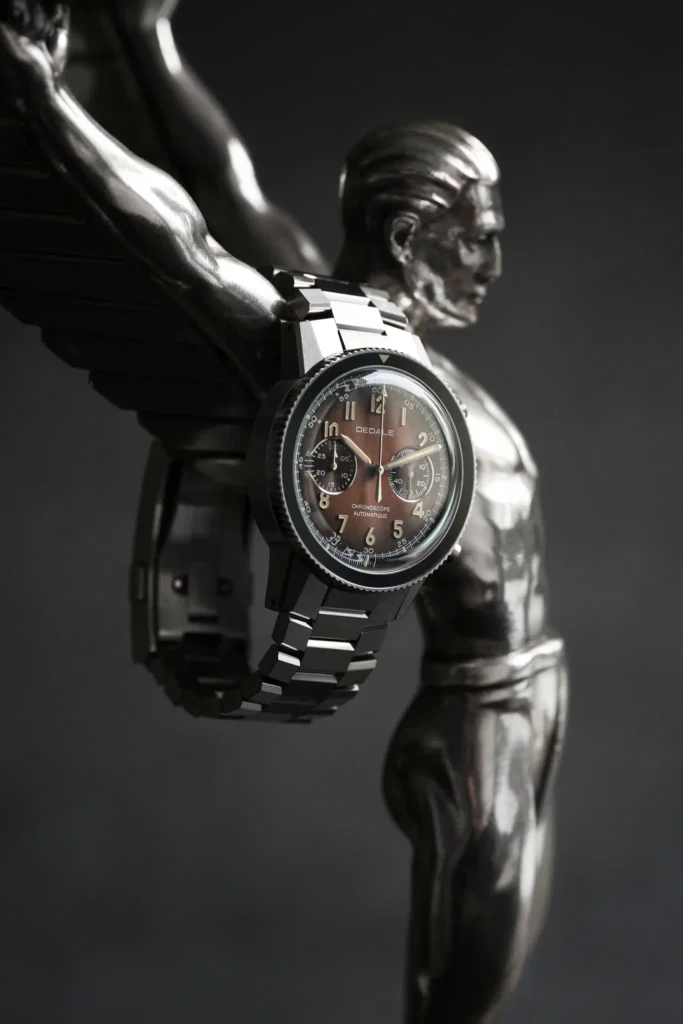 Chronoscope français chronographe mécanique à remontage automatique vintage