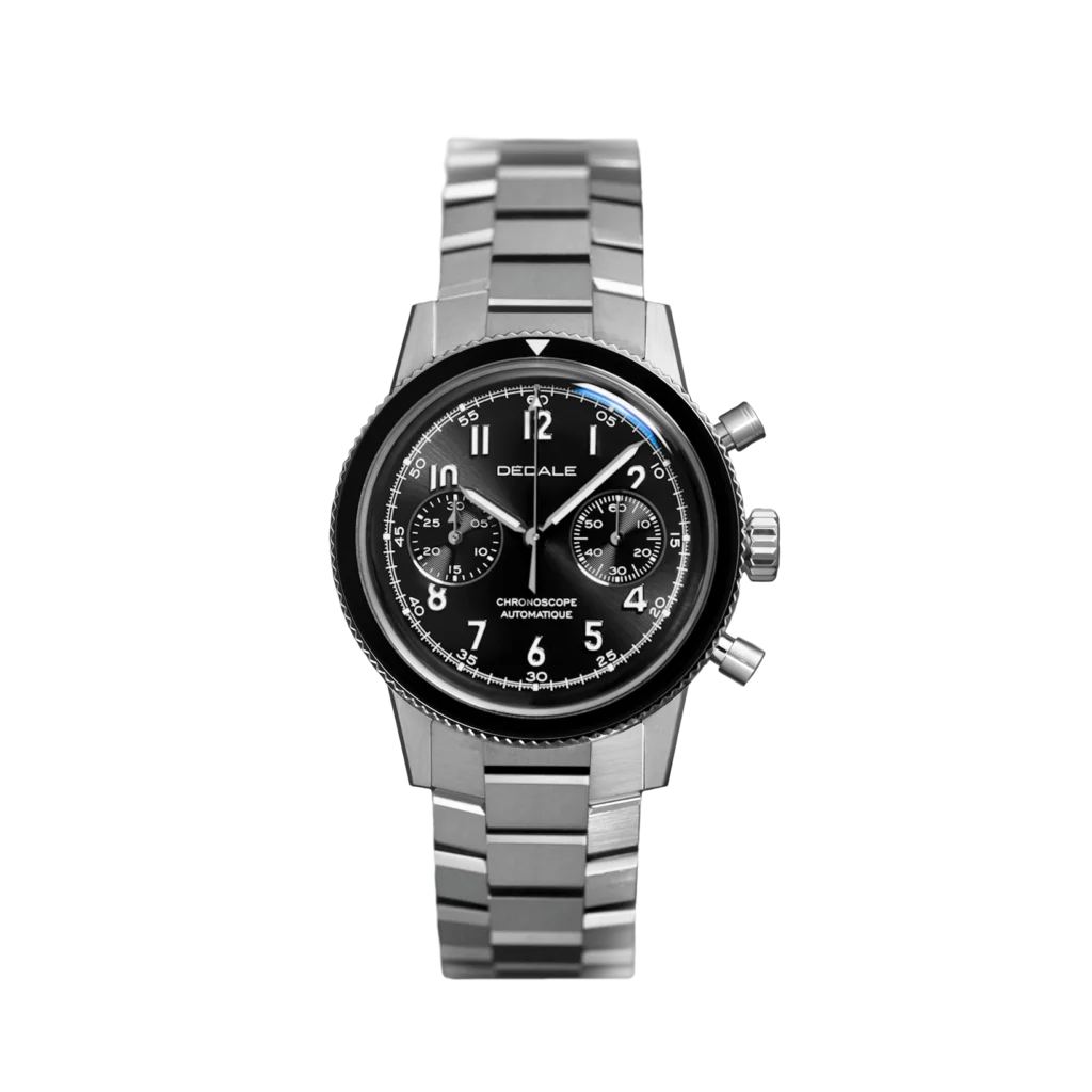 Montre chronographe français de pilote avion