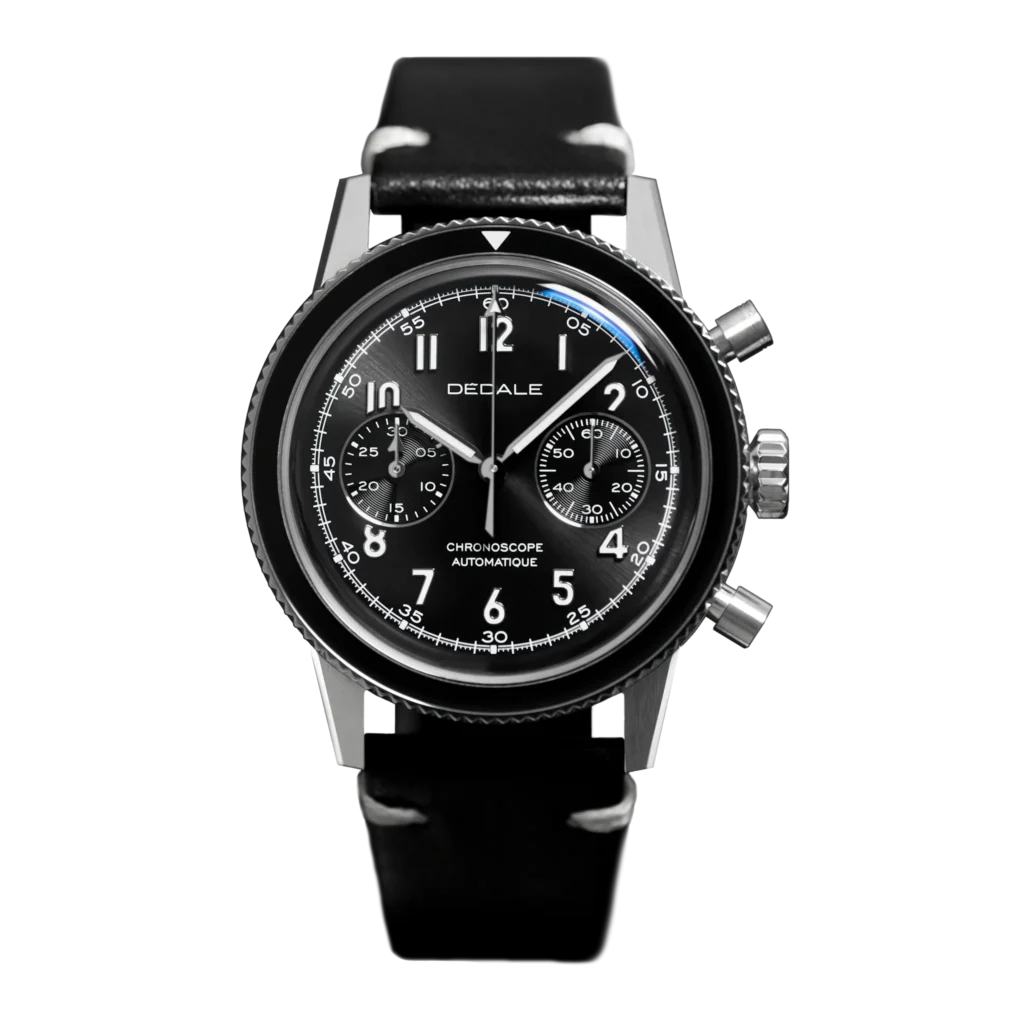 Montre chronographe français pilote aviation