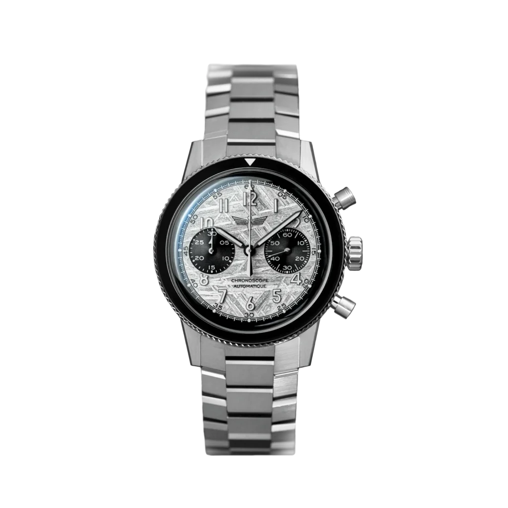 Montre chronographe français de pilote avion