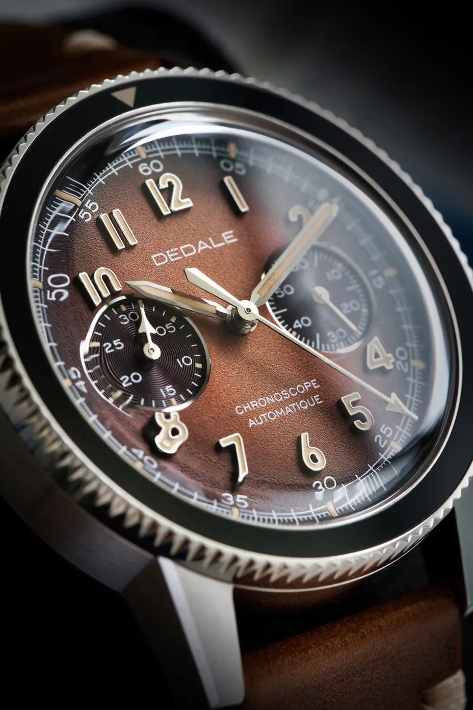 French pilot chronoscope Dedale Waypoint Alfa Zulu