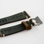 Arrière bracelet cuir italien Dédale
