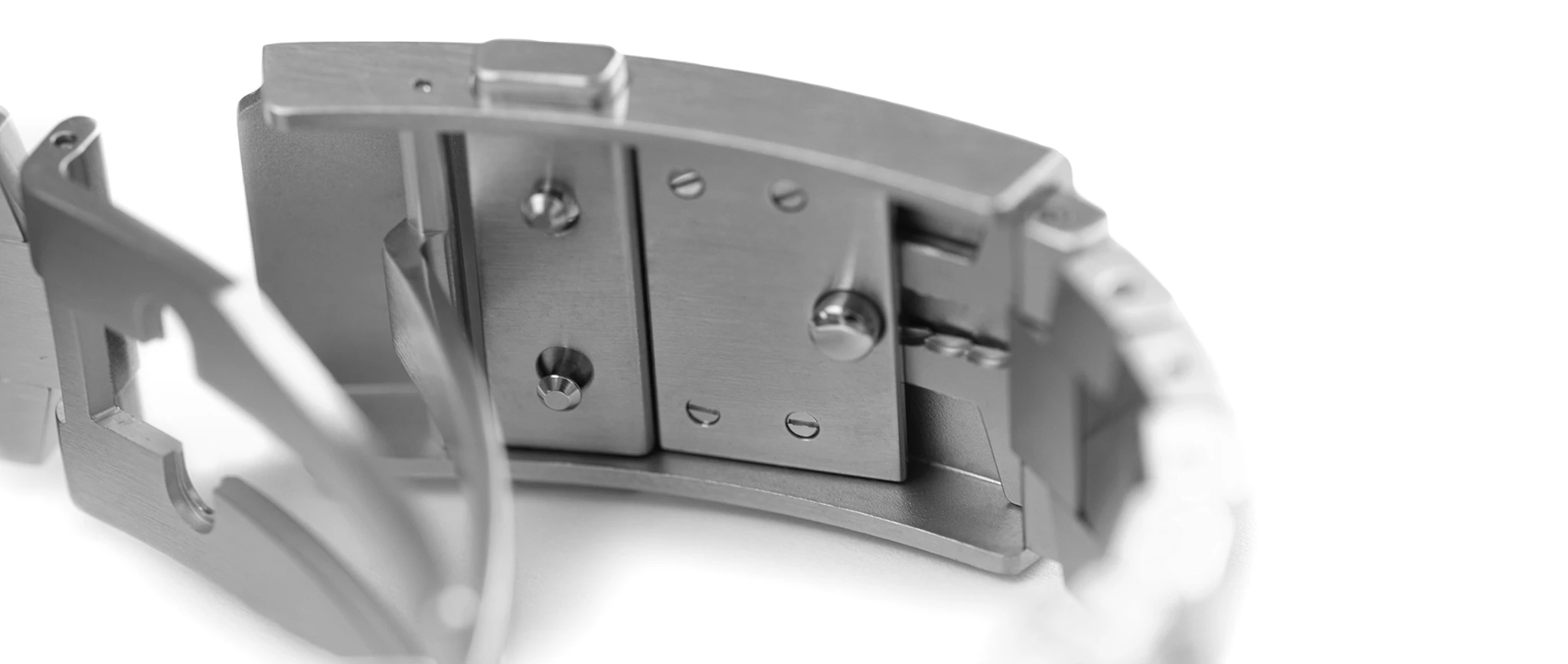 Micro-réglage bracelet acier