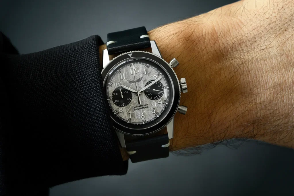 Montre chronographe météorite