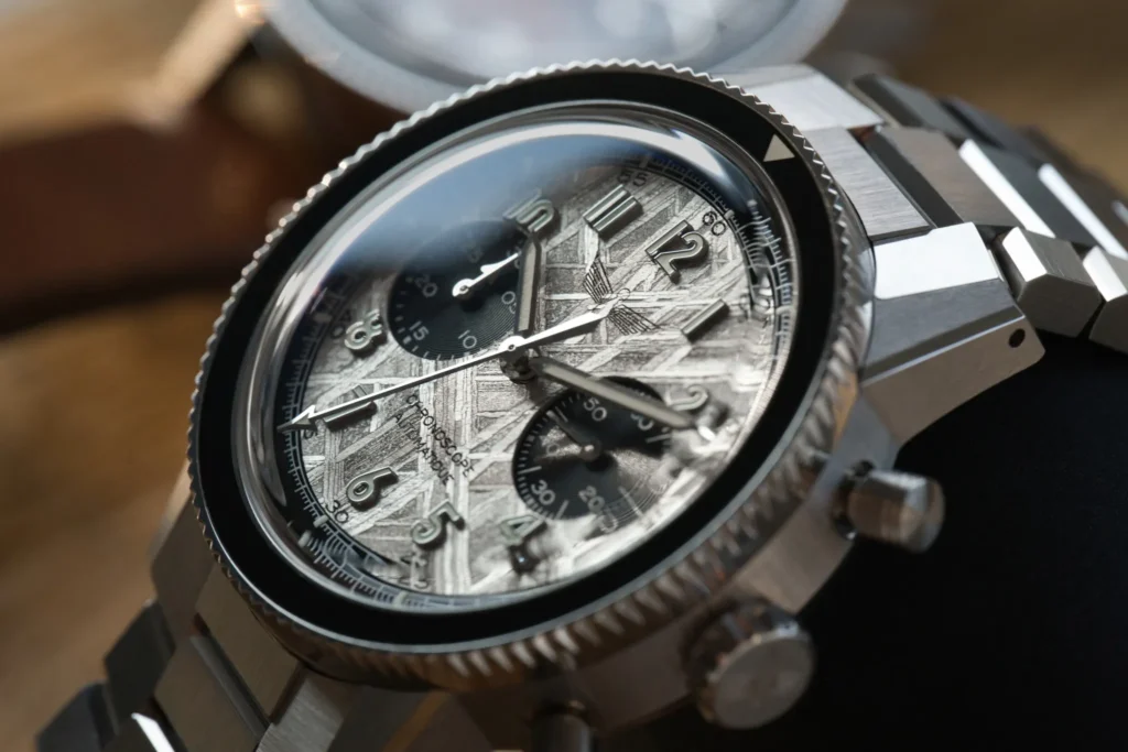 Waypoint Sidus montre automatique chronographe cadran météorite