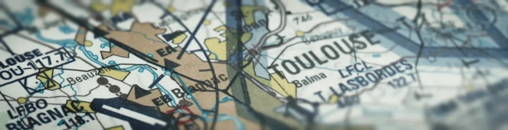 Waypoints carte aéronautique VFR