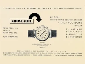 Breitling chronogrpahe deux poussoirs
