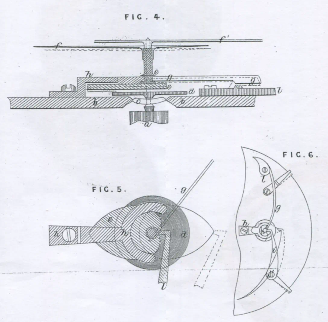 Chronographe Brevet Adolphe Victor Nicole