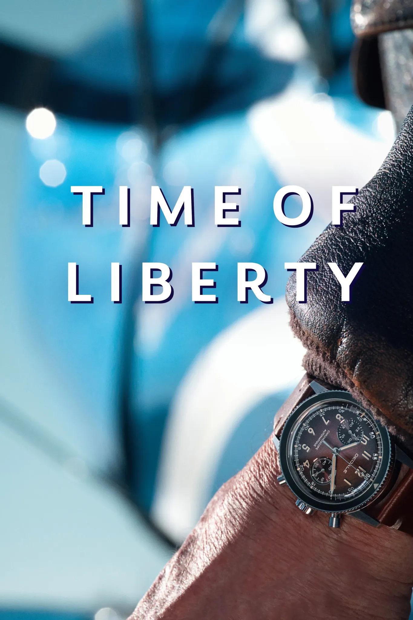 Chronographe mécanique à remontage automatique français aviation