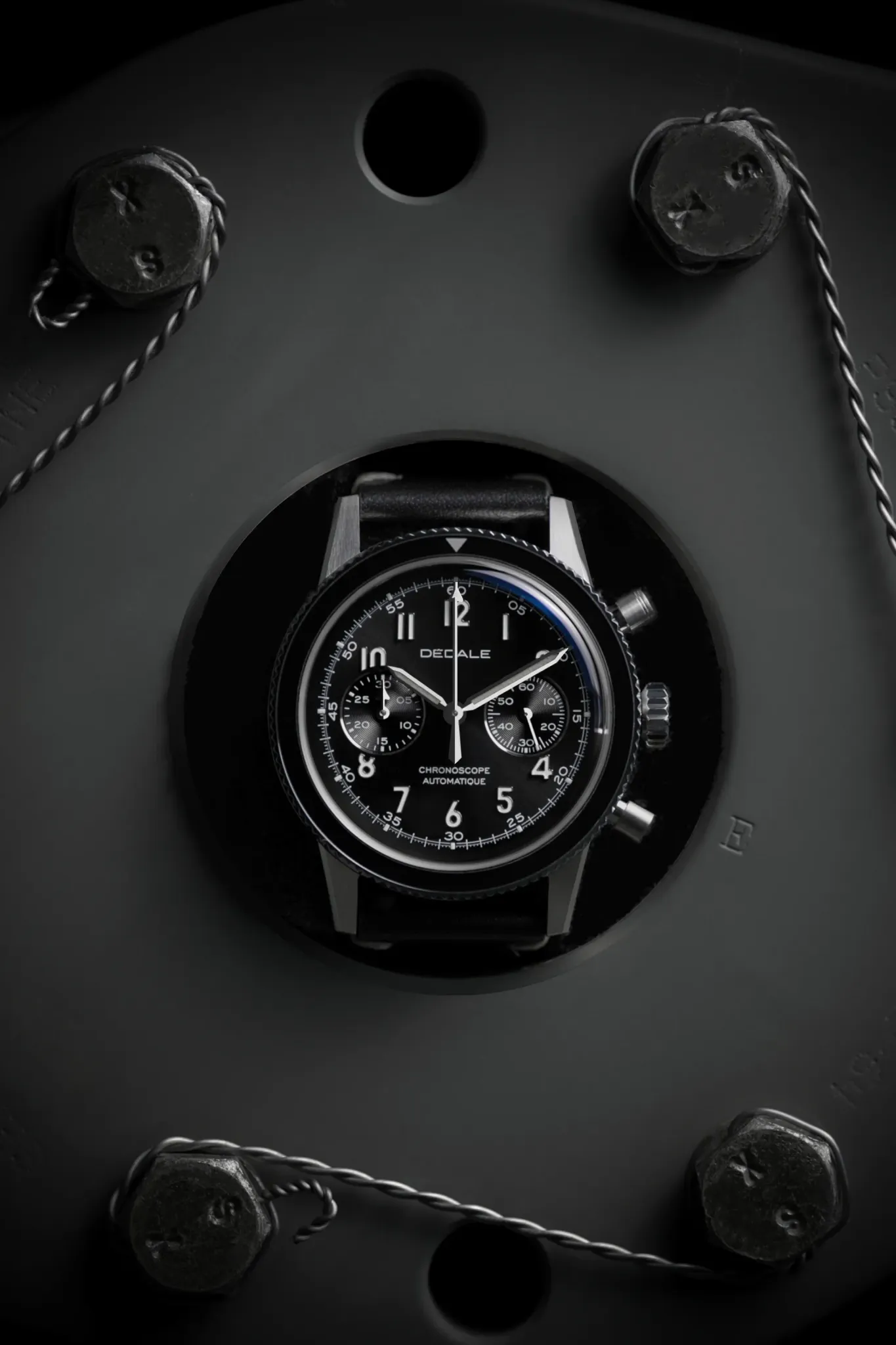 Montre chronoscope automatique français pilote avion
