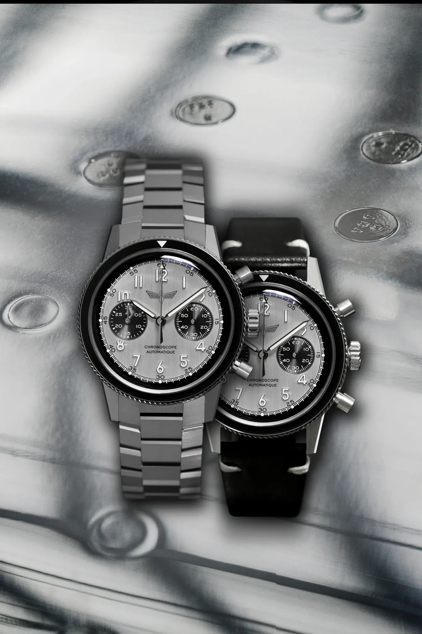 Montre chronoscope français de pilote aéronef