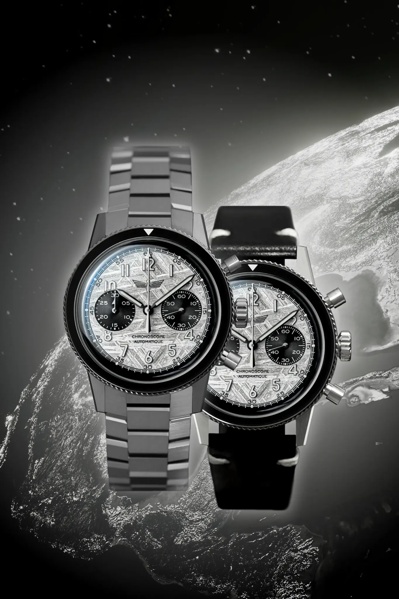 Montre chronographe automatique français avion