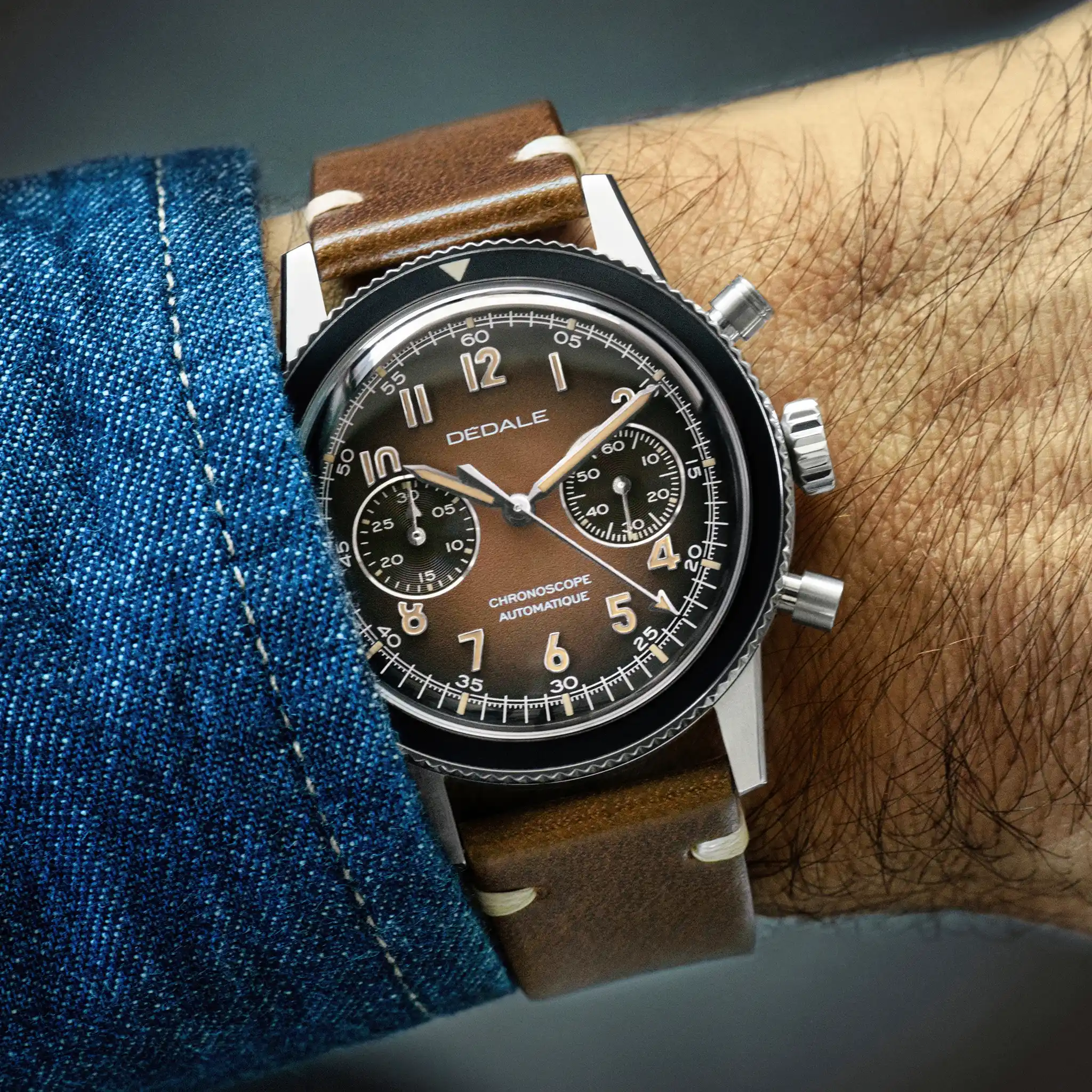 Chronographe mécanique pilote