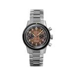 Chronographe automatique france pilote vintage bracelet acier